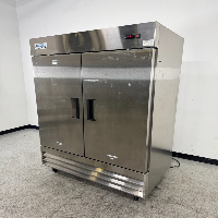 Avantco Double Door Reach In Refrigerator image 1